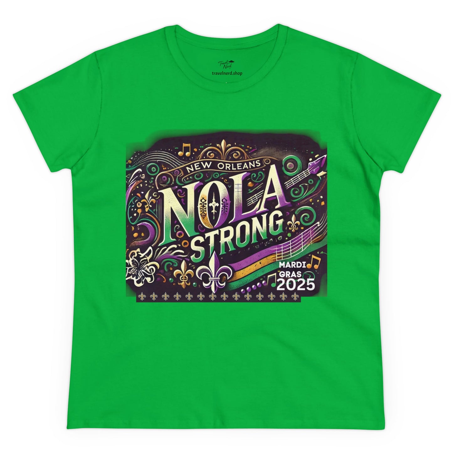 Mardi Gras 2025 We Are New Orleans Women's Midweight Cotton Tee