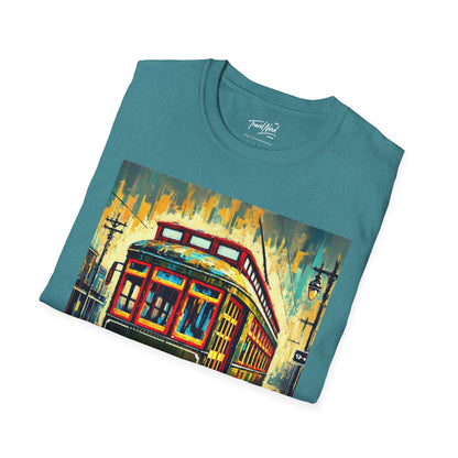 New Orleans Streetcar Stop Requested Design Unisex t-shirt