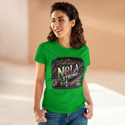 Mardi Gras 2025 We Are New Orleans Women's Midweight Cotton Tee