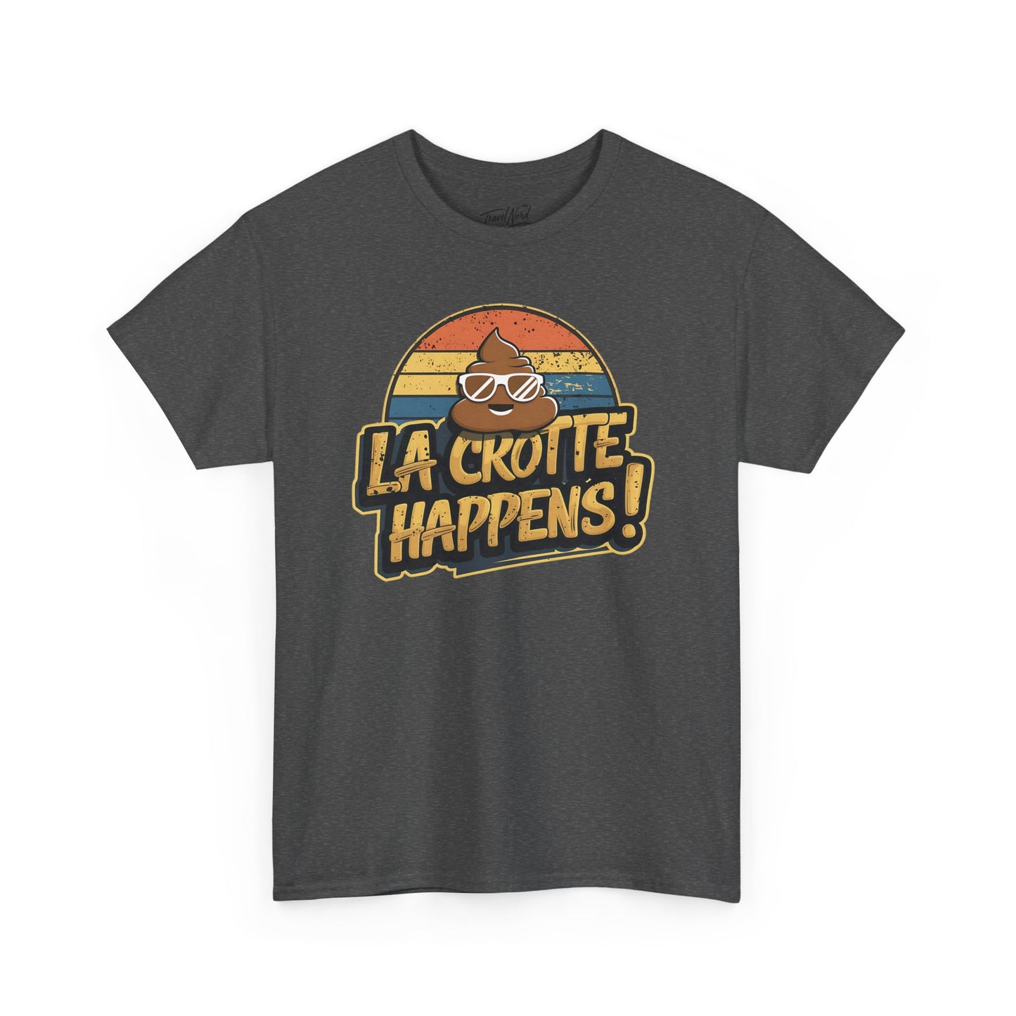 Cajun French Tee - Crap Happens Unisex Cotton T-Shirt