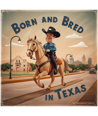 Tank Top - BORN AND BRED TEXAS Design