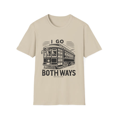 Streetcar Both Ways Mono Art Softstyle T-Shirt unisex