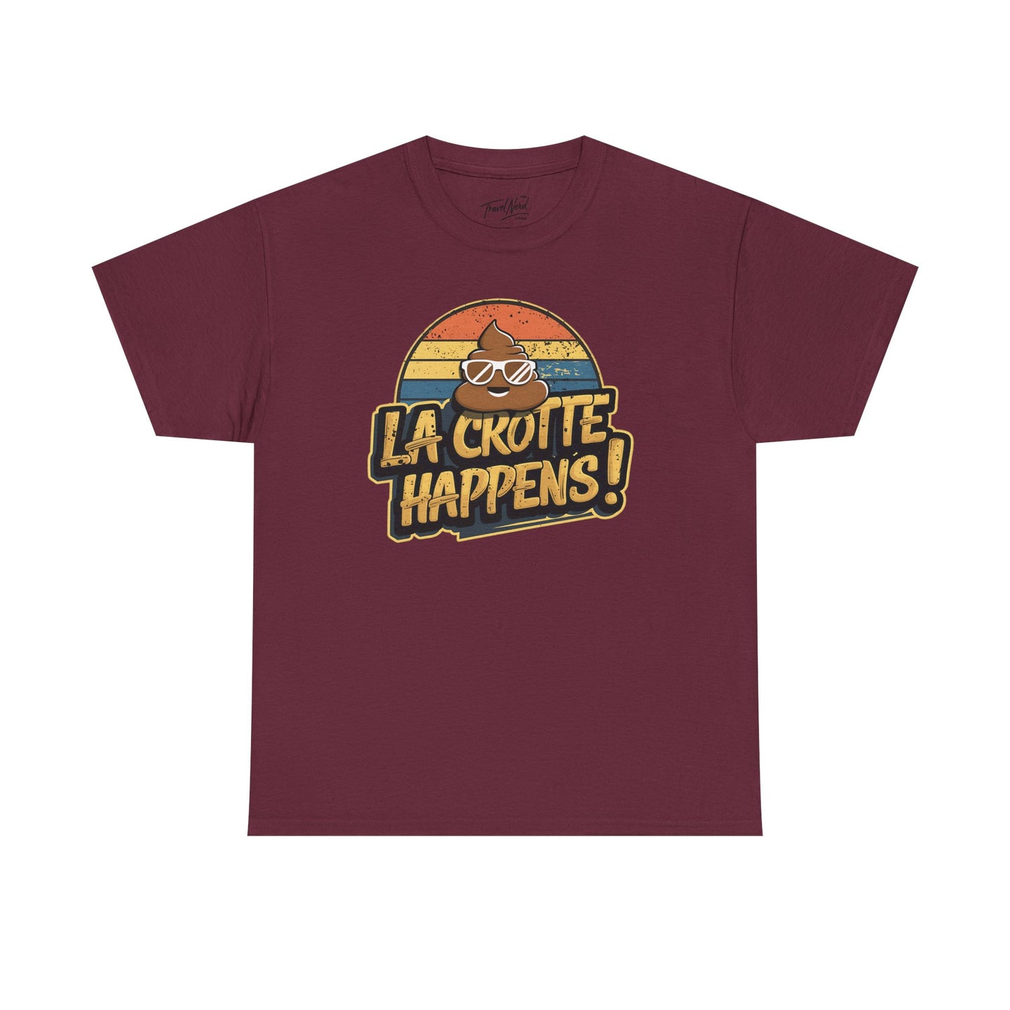 Cajun French Tee - Crap Happens Unisex Cotton T-Shirt