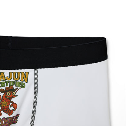Cajun Themed Men's Boxers | Fun Underwear for Casual Comfort, Unique Gift for Him, Holiday Loungewear, Festive Roomwear