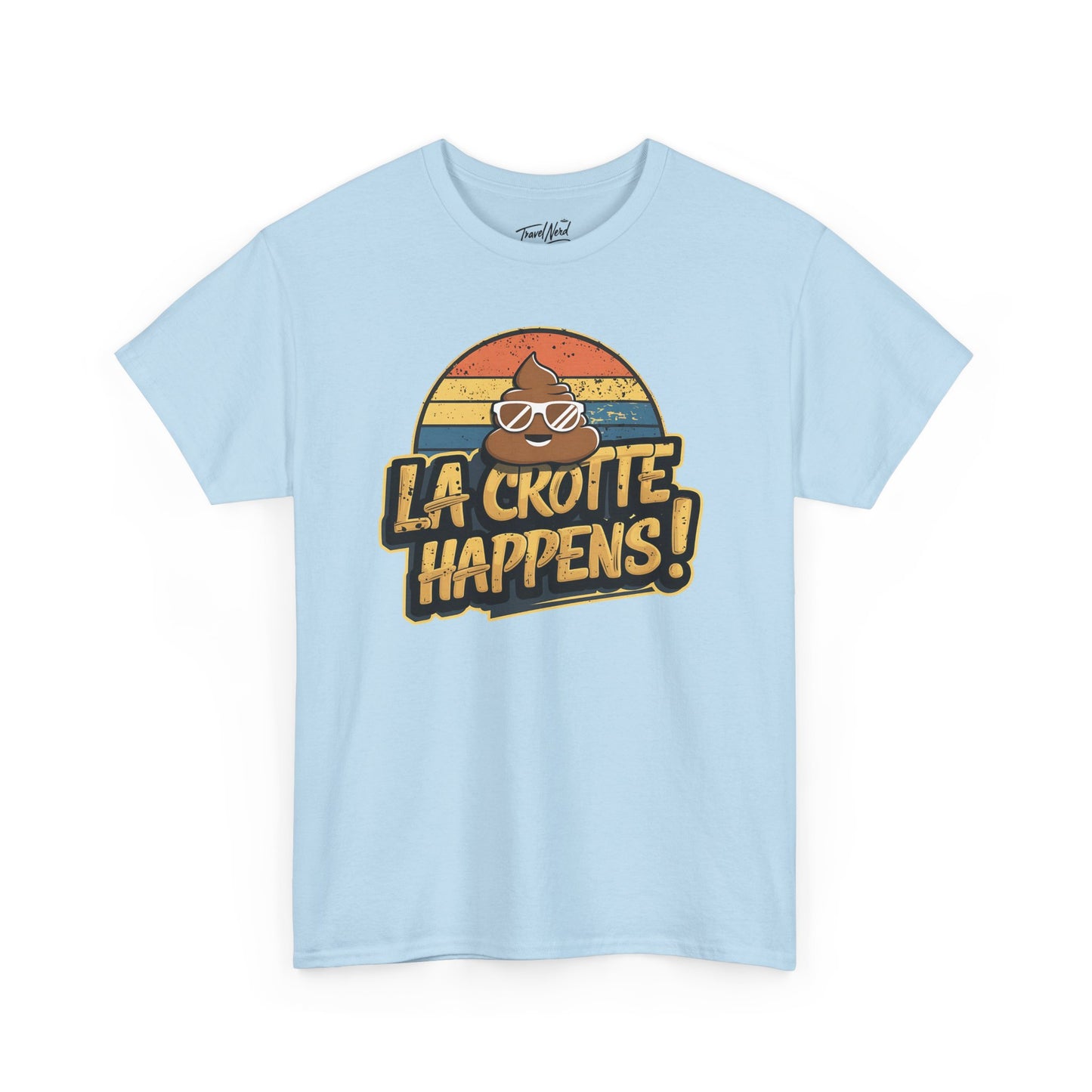 Cajun French Tee - Crap Happens Unisex Cotton T-Shirt