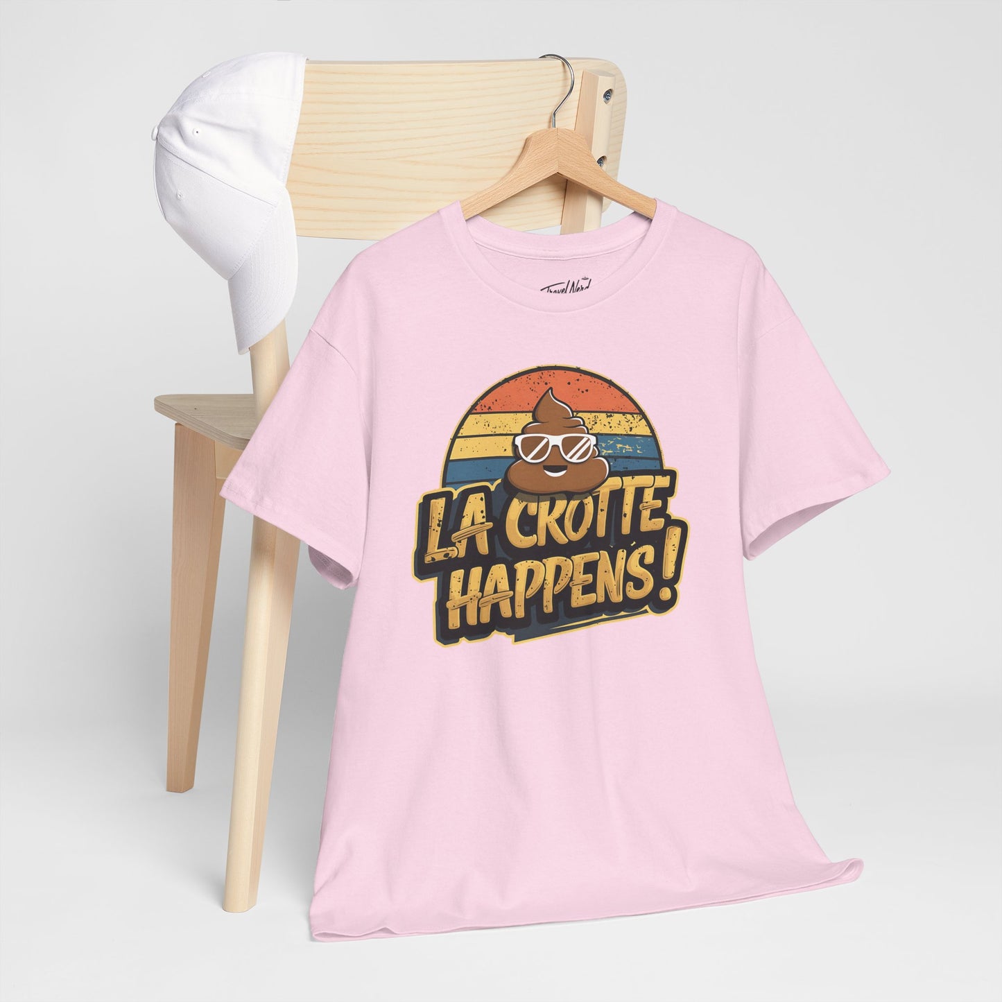 Cajun French Tee - Crap Happens Unisex Cotton T-Shirt