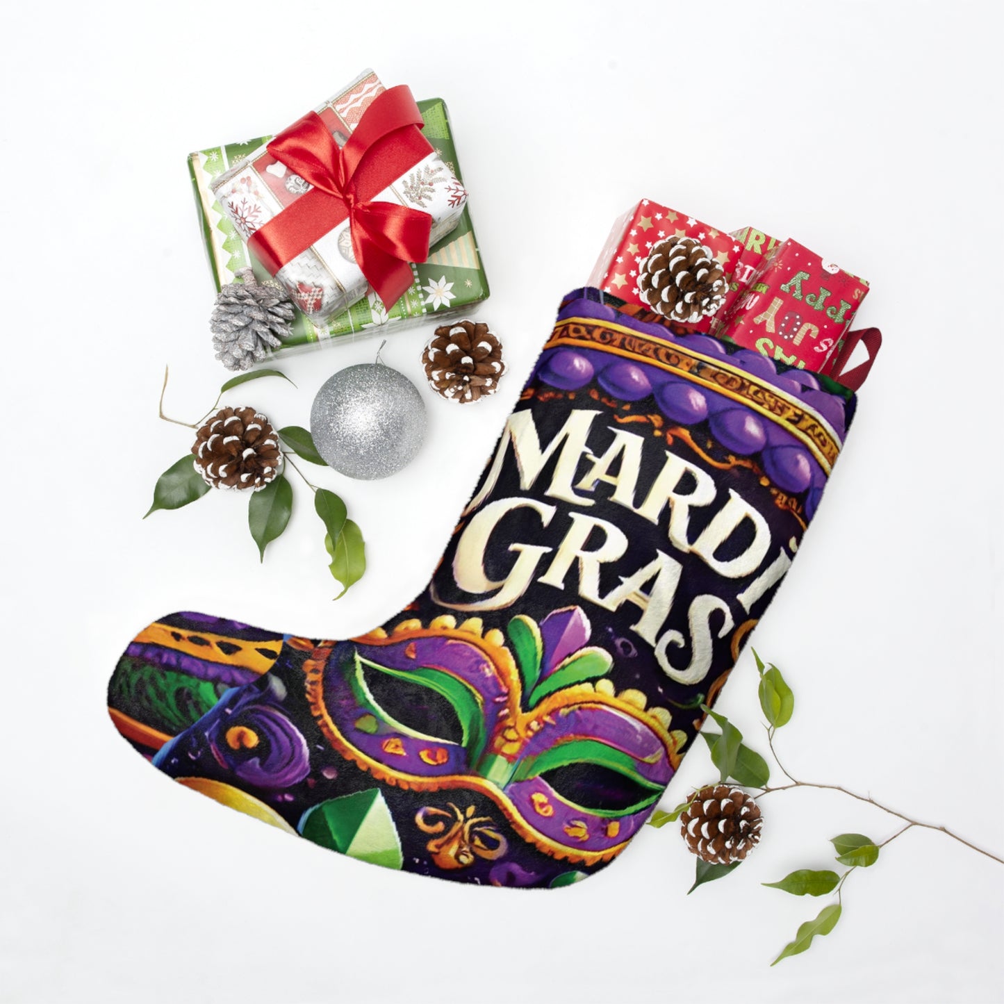 Mardi Gras Stocking