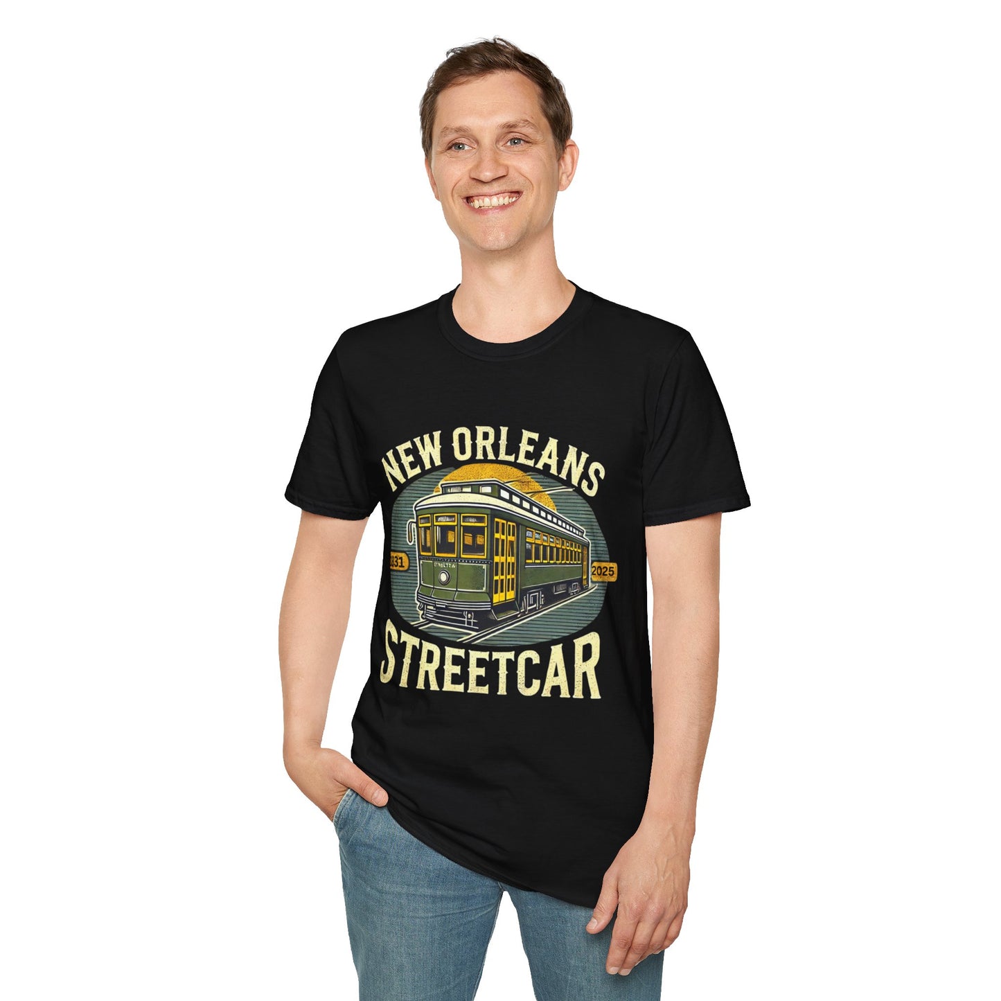 Streetcar Men's T-Shirt - New Orleans 1831 Design