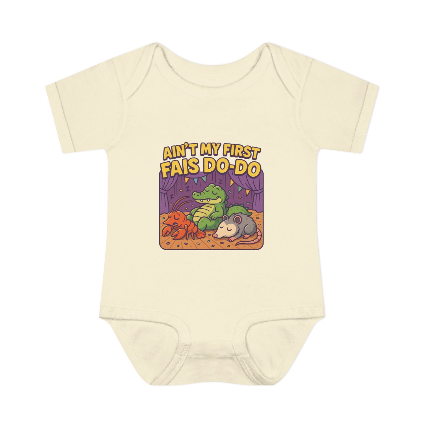 Aint My First Fais Do Do - Certified Baby Bodysuit, Cute Infant Outfit, Baby Shower Gift, Infant Fashion, Adorable Baby Apparel