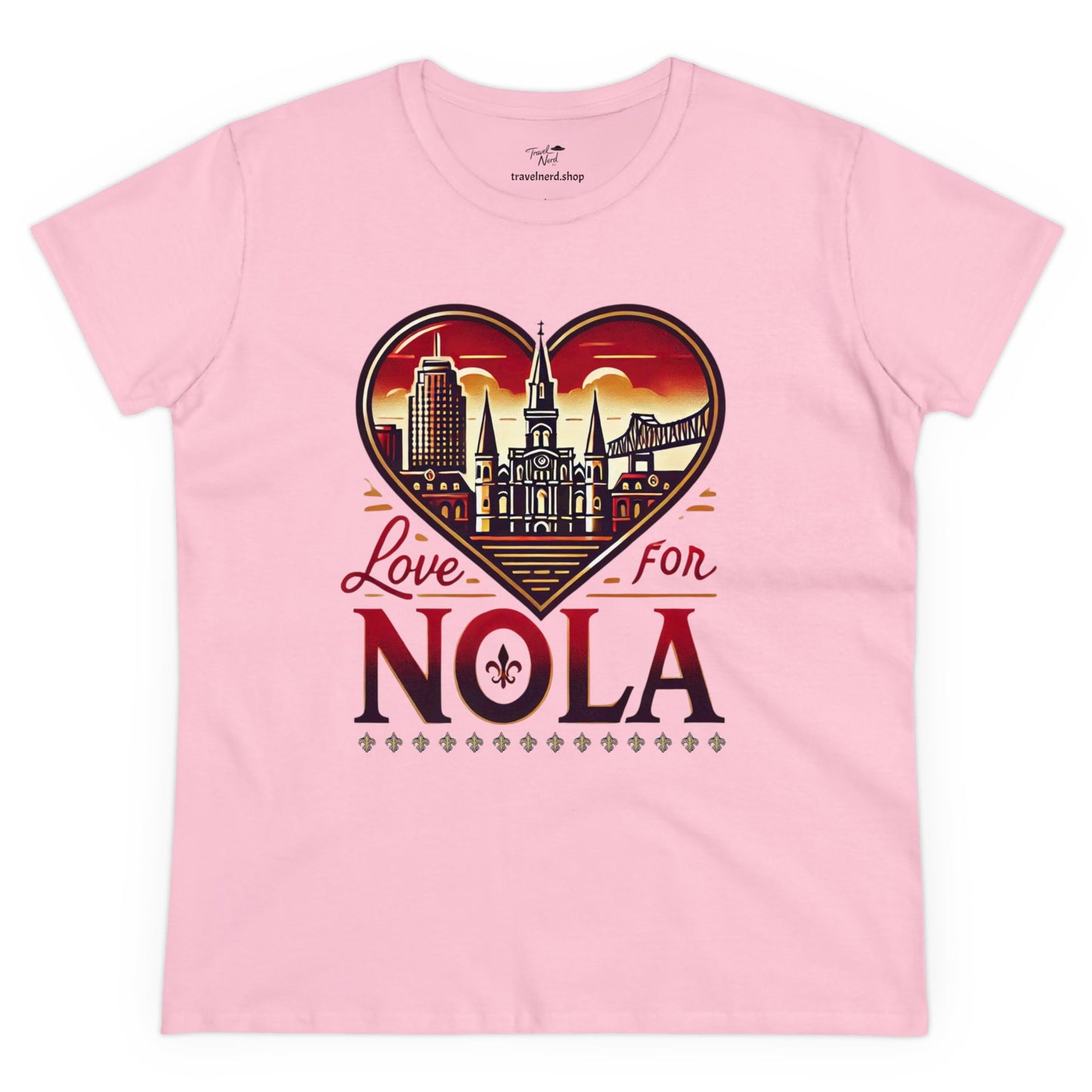 Love for Nola Women's Midweight Cotton Tee