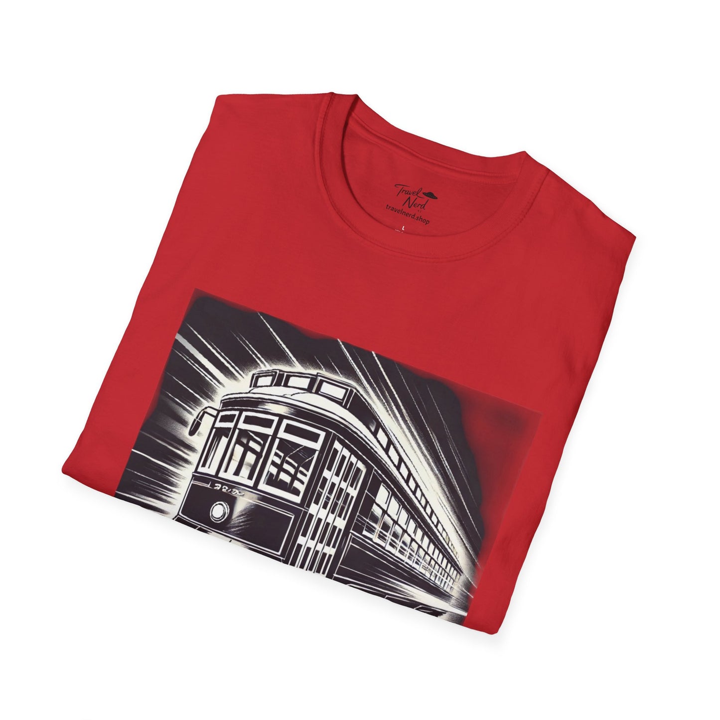 Streetcar Both Ways Fast Art Softstyle T-Shirt