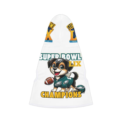 Super Bowl Champions Pet Hoodie - Celebrate Game Day in Style!