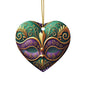 Mardi Gras Ornament Set - Mardi Gras Masks - Ceramic