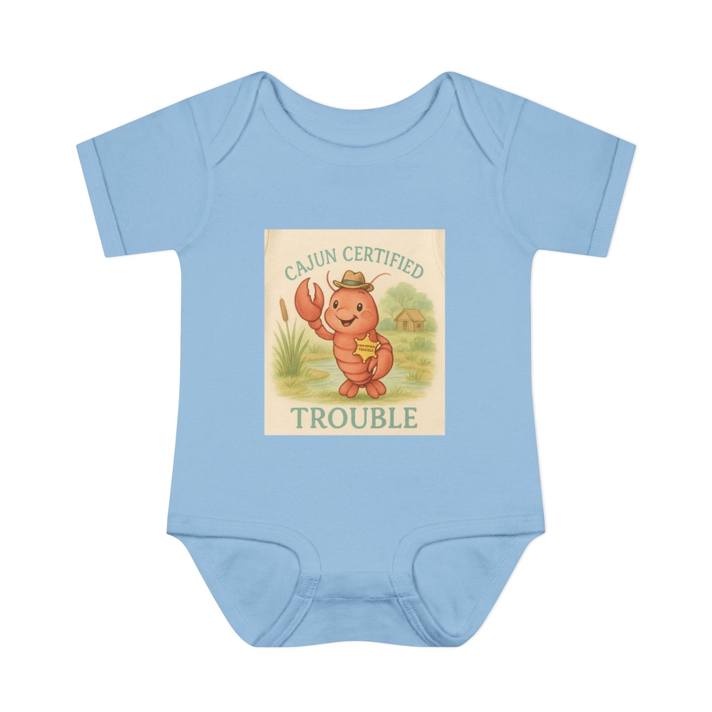 Cajun Certified Baby Bodysuit, Cute Infant Outfit, Baby Shower Gift, Infant Fashion, Adorable Baby Apparel