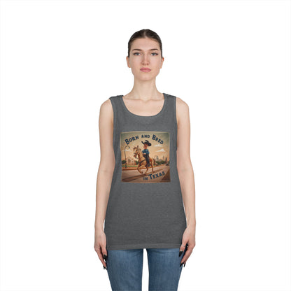 Tank Top - BORN AND BRED TEXAS Design