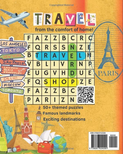Planet Earth Word Search Adventure Volume 3: Luxembourg TO Saudi Arabia: 50 Countries. 50 Word Search Puzzles. A Global Adventure for Curious Minds!