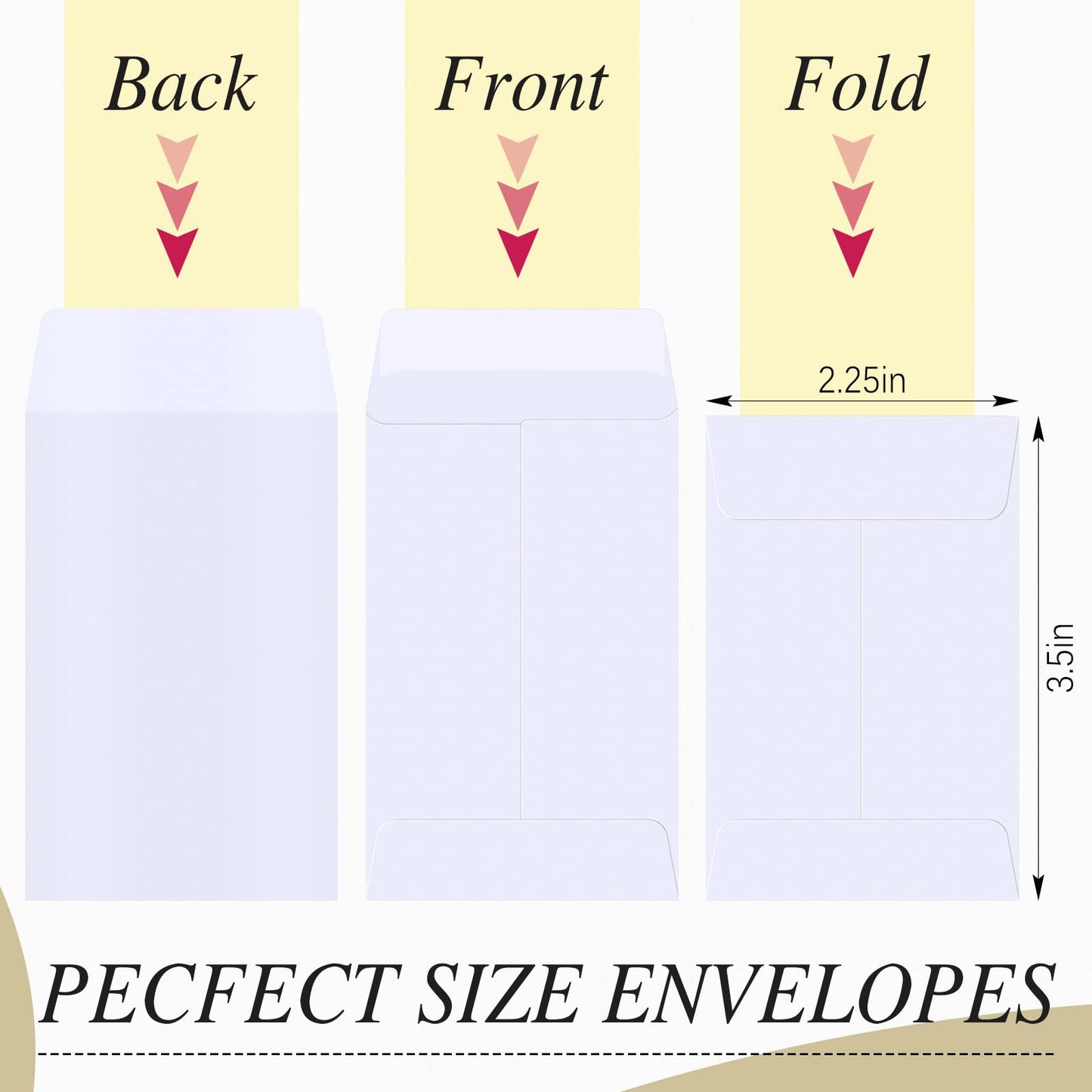 1000 Pcs 2.25 x 3.5 Inch Coin Envelopes Bulk Small Envelopes Self Adhesive for Money Cash Key Storage Home Office Supplies(Multicolor)