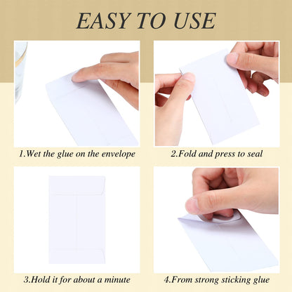 1000 Pcs 2.25 x 3.5 Inch Coin Envelopes Bulk Small Envelopes Self Adhesive for Money Cash Key Storage Home Office Supplies(Multicolor)