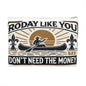 Travel Pouch with Cajun Motivational Phrase 'Roday'