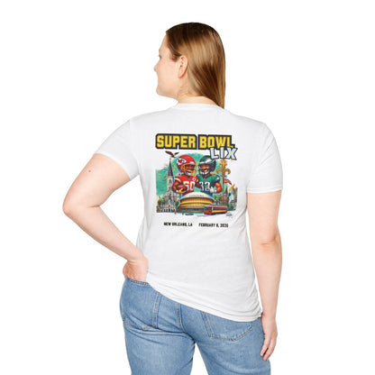 Super Bowl LIX 2025 at the Super Dome Chiefs vs Eagles T-Shirt