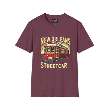 New Orleans Streetcar Graphic T-Shirt - Unisex Softstyle Tee