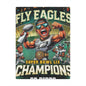 Super Bowl Champions Microfiber Blanket for Eagles Fans