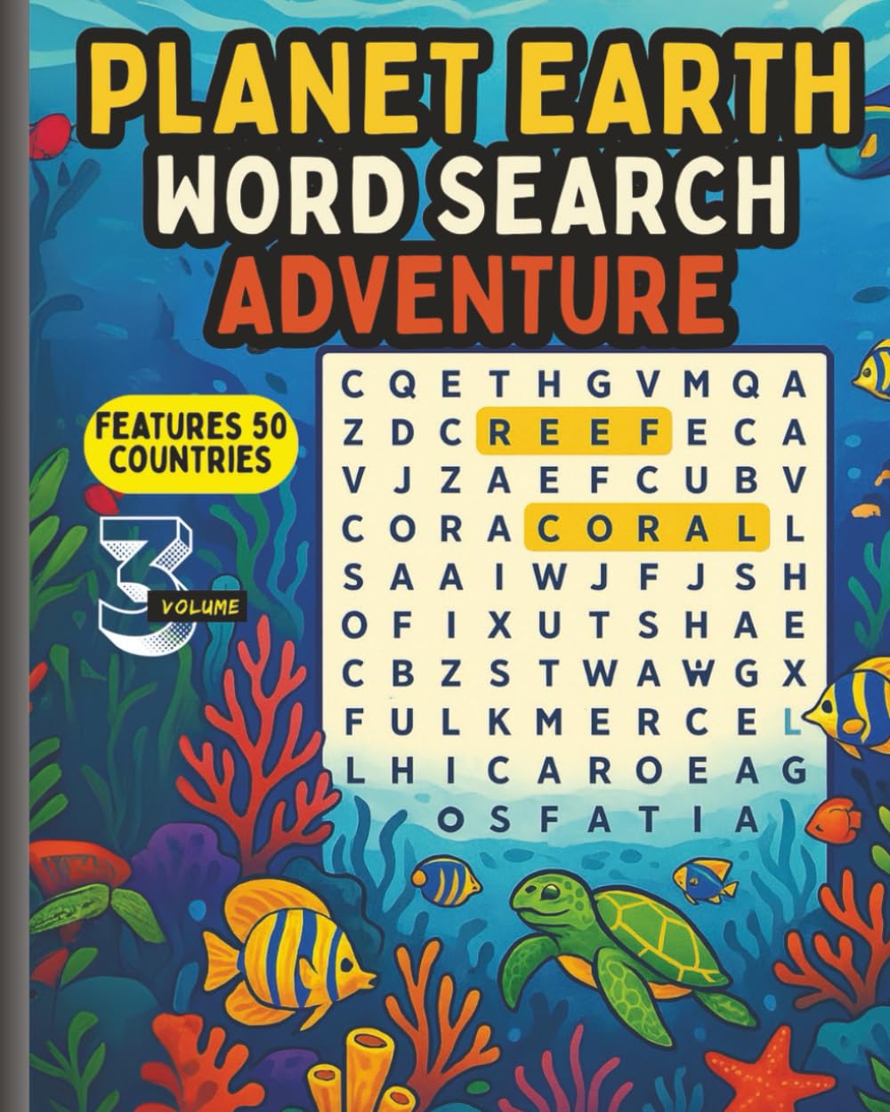 Planet Earth Word Search Adventure Volume 3: Luxembourg TO Saudi Arabia: 50 Countries. 50 Word Search Puzzles. A Global Adventure for Curious Minds!