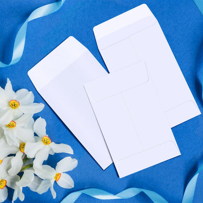 1000 Pcs 2.25 x 3.5 Inch Coin Envelopes Bulk Small Envelopes Self Adhesive for Money Cash Key Storage Home Office Supplies(Multicolor)