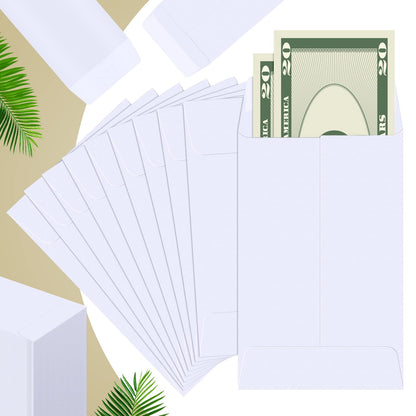 1000 Pcs 2.25 x 3.5 Inch Coin Envelopes Bulk Small Envelopes Self Adhesive for Money Cash Key Storage Home Office Supplies(Multicolor)