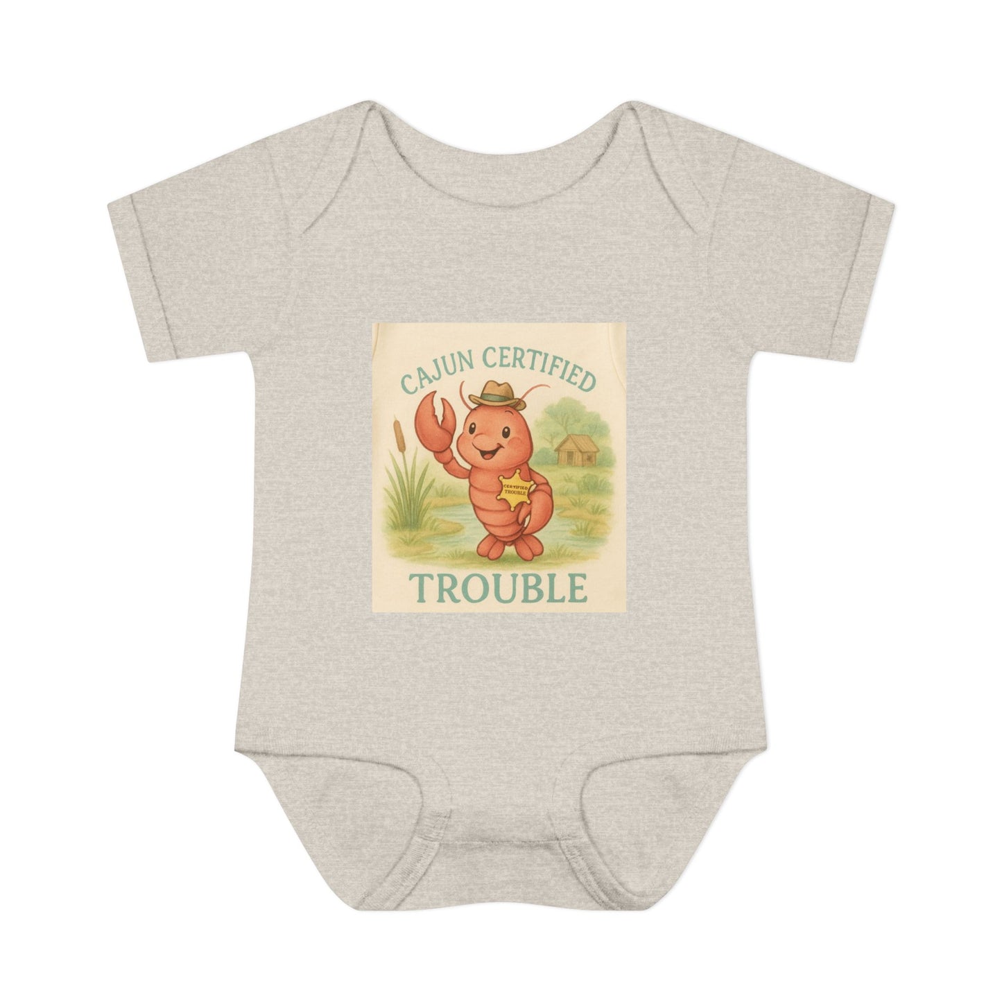 Cajun Certified Baby Bodysuit, Cute Infant Outfit, Baby Shower Gift, Infant Fashion, Adorable Baby Apparel