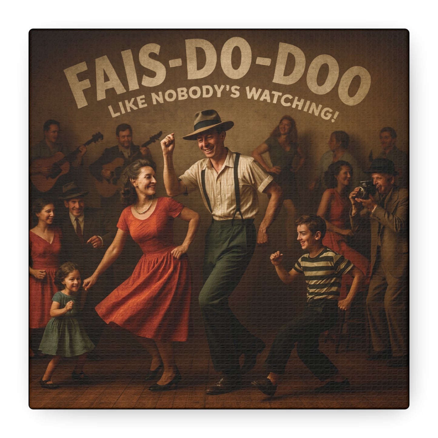 Canvas Wall Art Cajun Fais Do Do