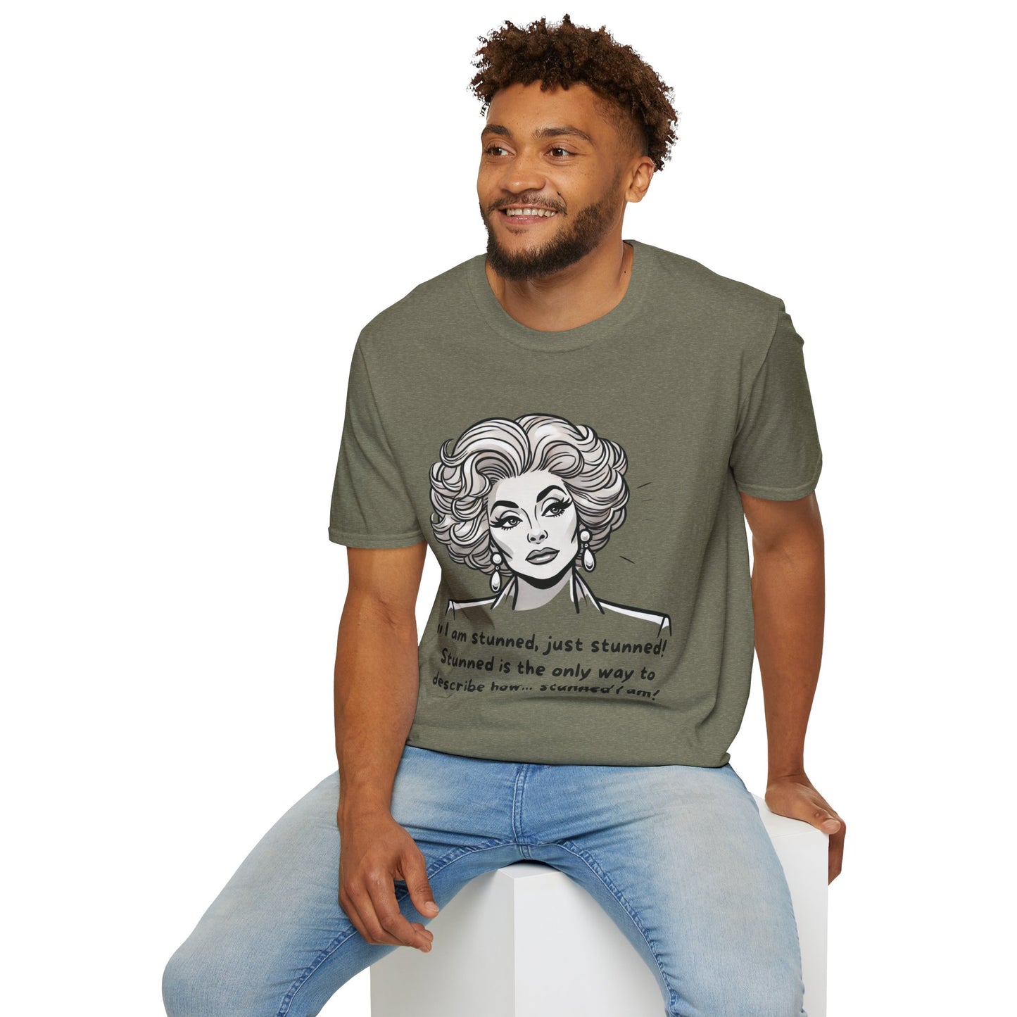 Funny Golden Girls Blanche Stunned T-Shirt