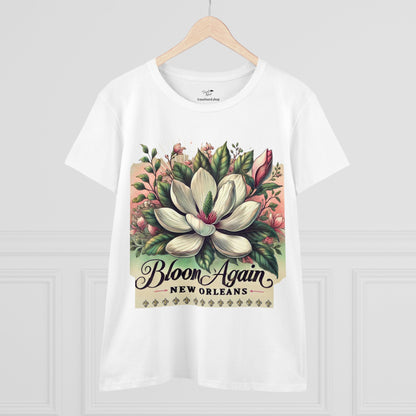 Bloom Again New Orleans Women's Midweight Cotton Tee