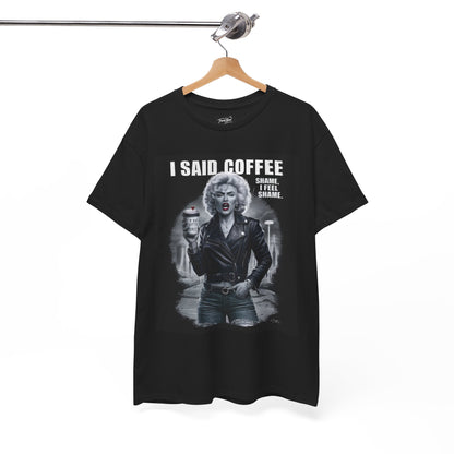 I Said Coffee Graphic Tee – Unisex Heavy Cotton T-Shirt for Coffee Lovers