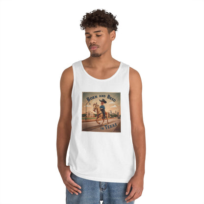 Tank Top - BORN AND BRED TEXAS Design