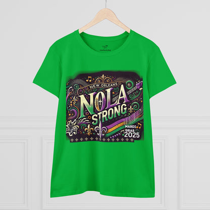 Mardi Gras 2025 We Are New Orleans Women's Midweight Cotton Tee