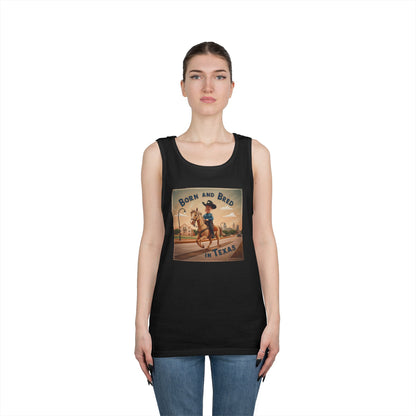 Tank Top - BORN AND BRED TEXAS Design