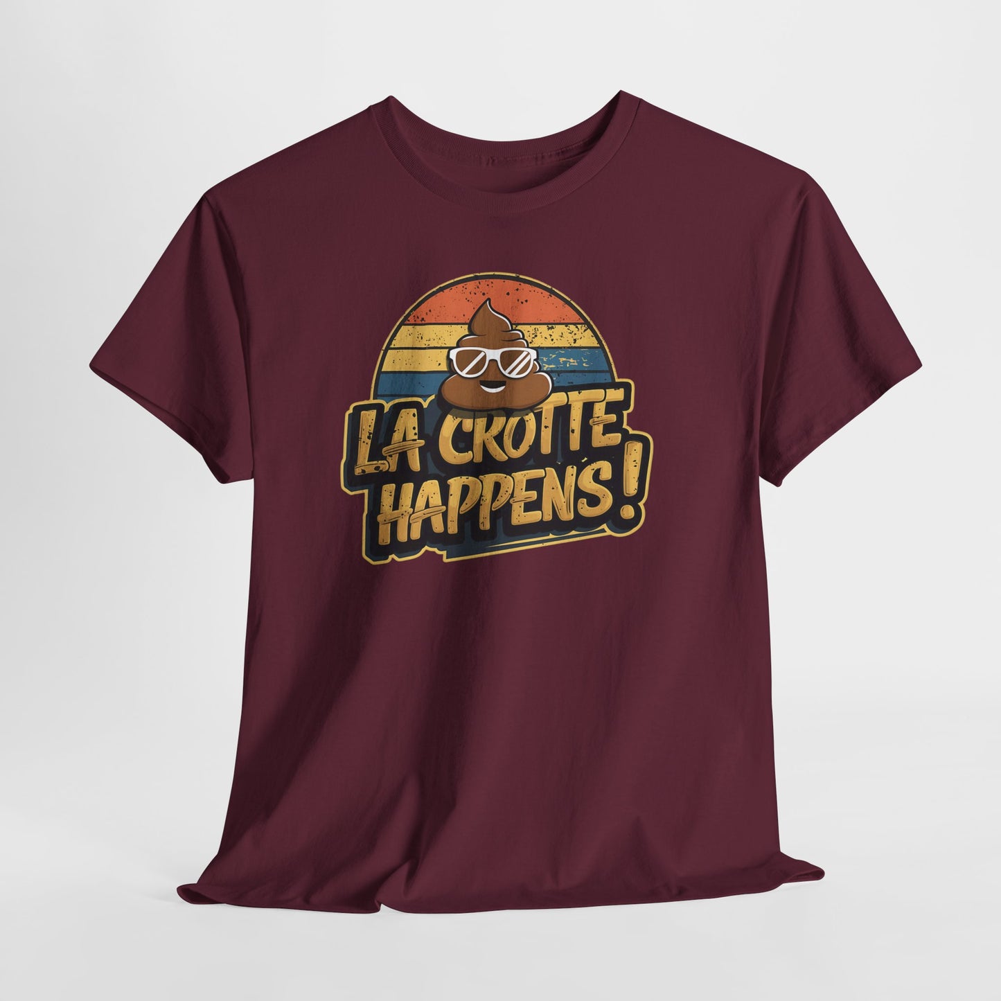 Cajun French Tee - Crap Happens Unisex Cotton T-Shirt