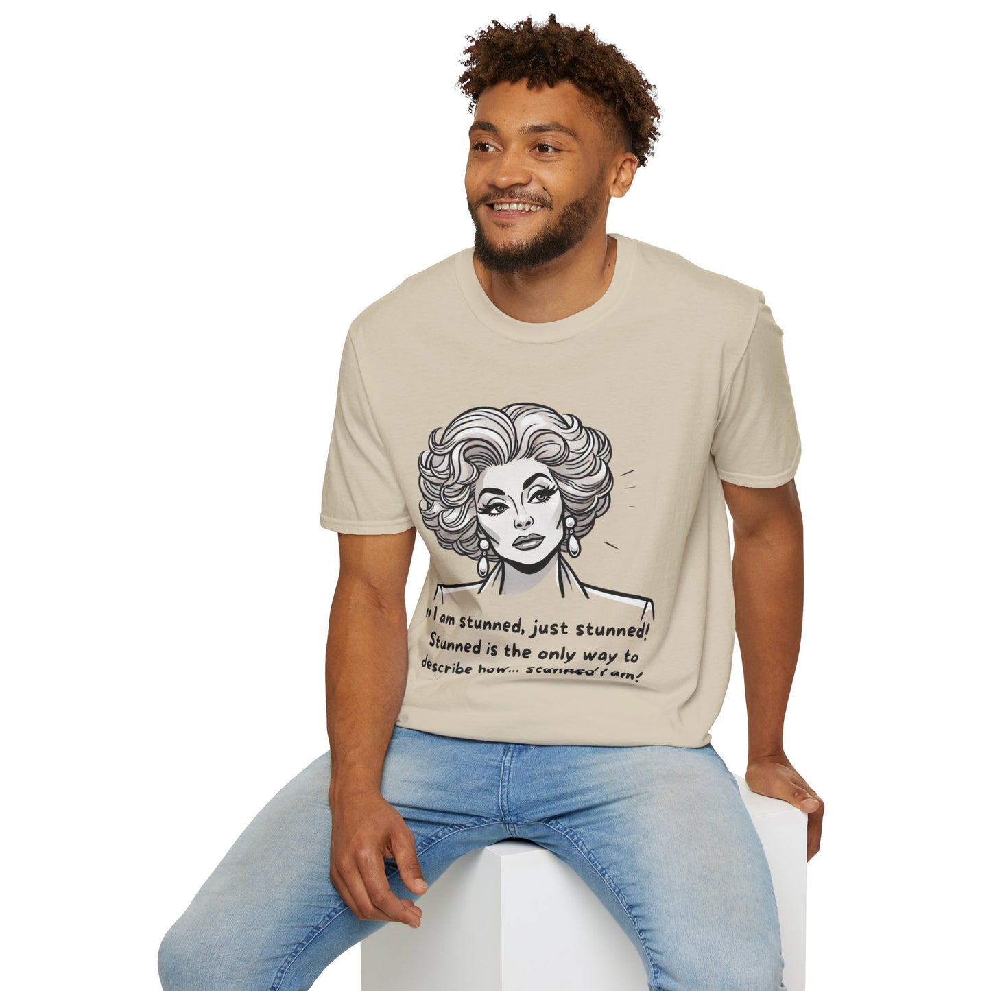 Funny Golden Girls Blanche Stunned T-Shirt