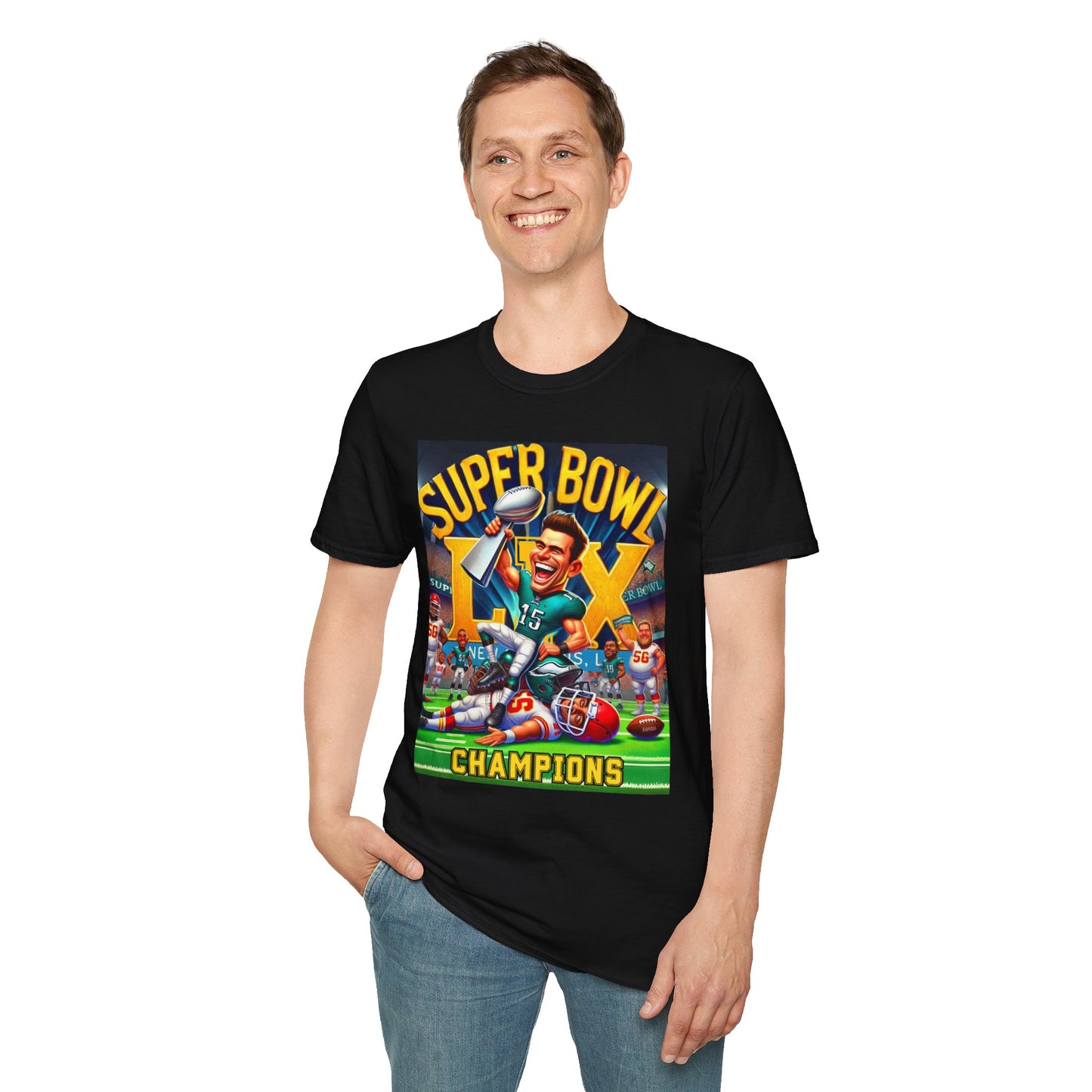 Super Bowl Champions Unisex Softstyle T-Shirt - Celebrate Victory in Style!