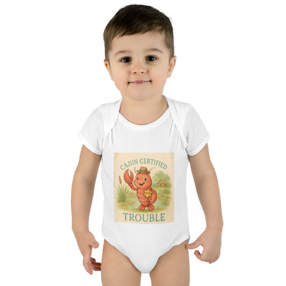 Cajun Certified Baby Bodysuit, Cute Infant Outfit, Baby Shower Gift, Infant Fashion, Adorable Baby Apparel
