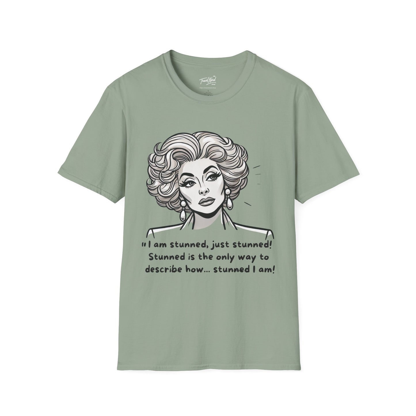 Funny Golden Girls Blanche Stunned T-Shirt