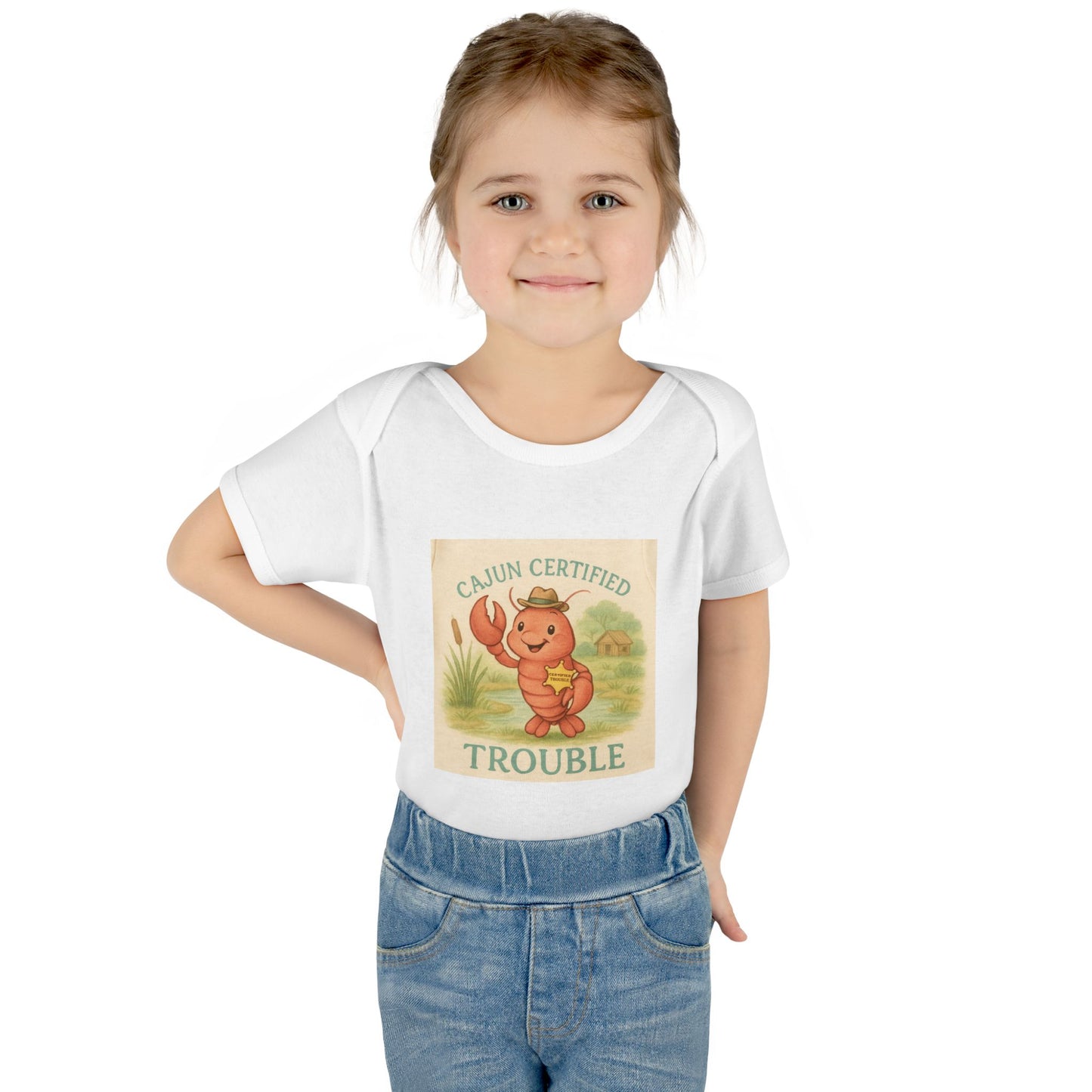 Cajun Certified Baby Bodysuit, Cute Infant Outfit, Baby Shower Gift, Infant Fashion, Adorable Baby Apparel