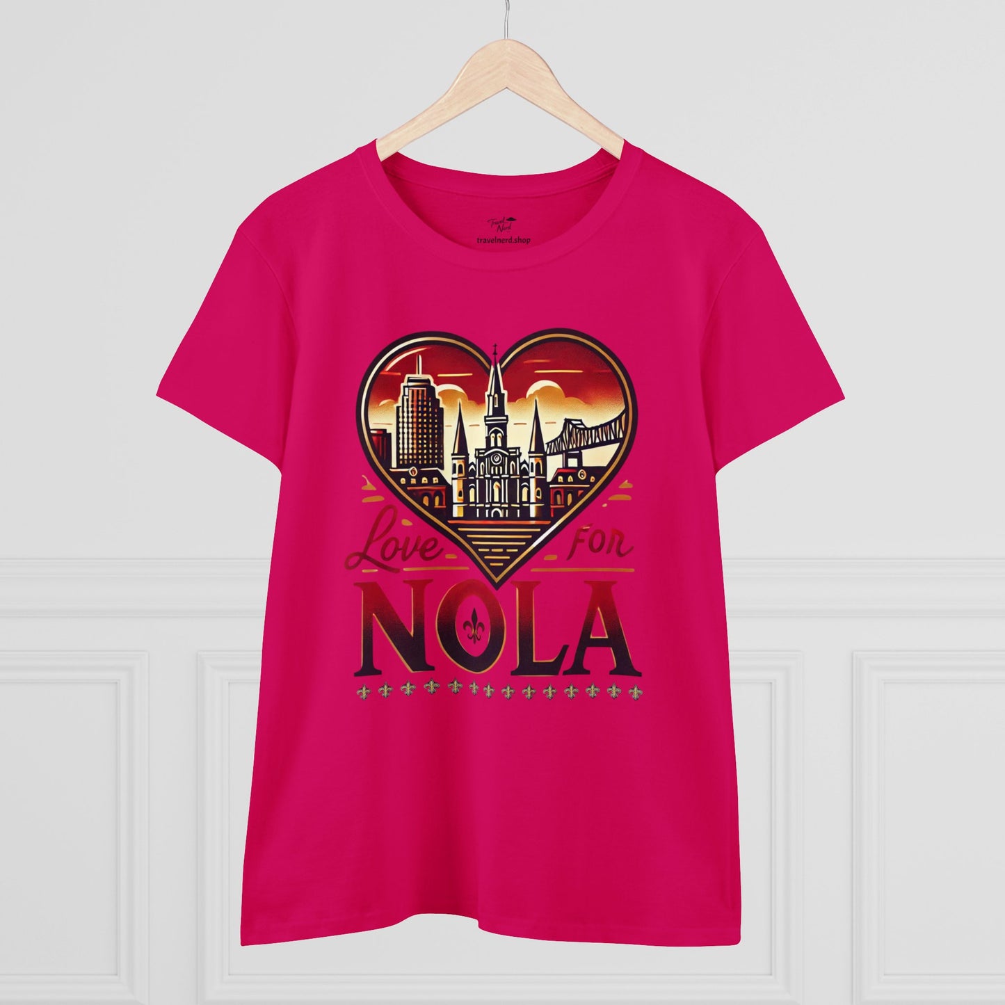 Love for Nola Women's Midweight Cotton Tee