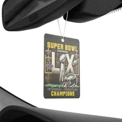 Car Air Freshener - Philadelphia Eagles Super Bowl LIX Champions Celebration