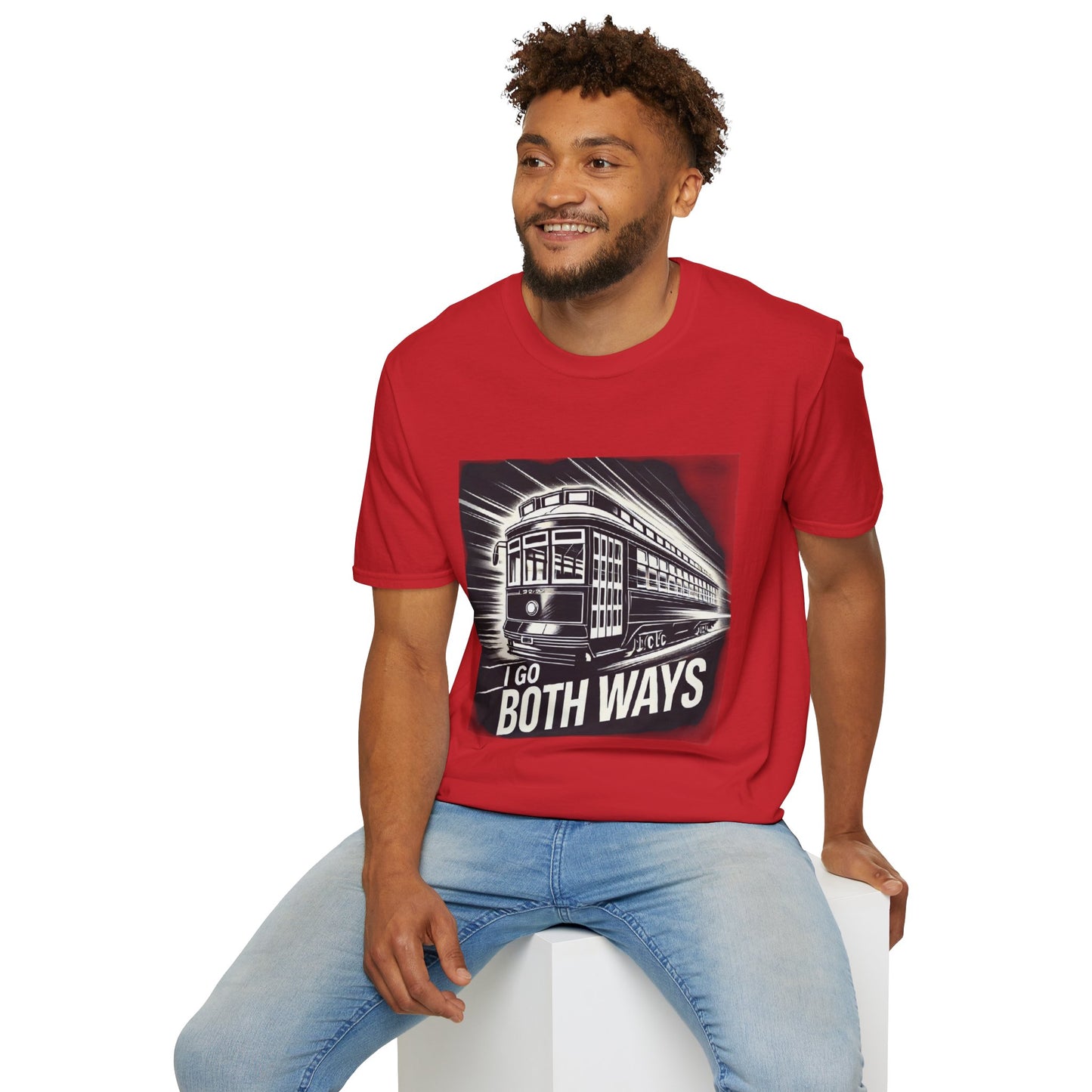 Streetcar Both Ways Fast Art Softstyle T-Shirt