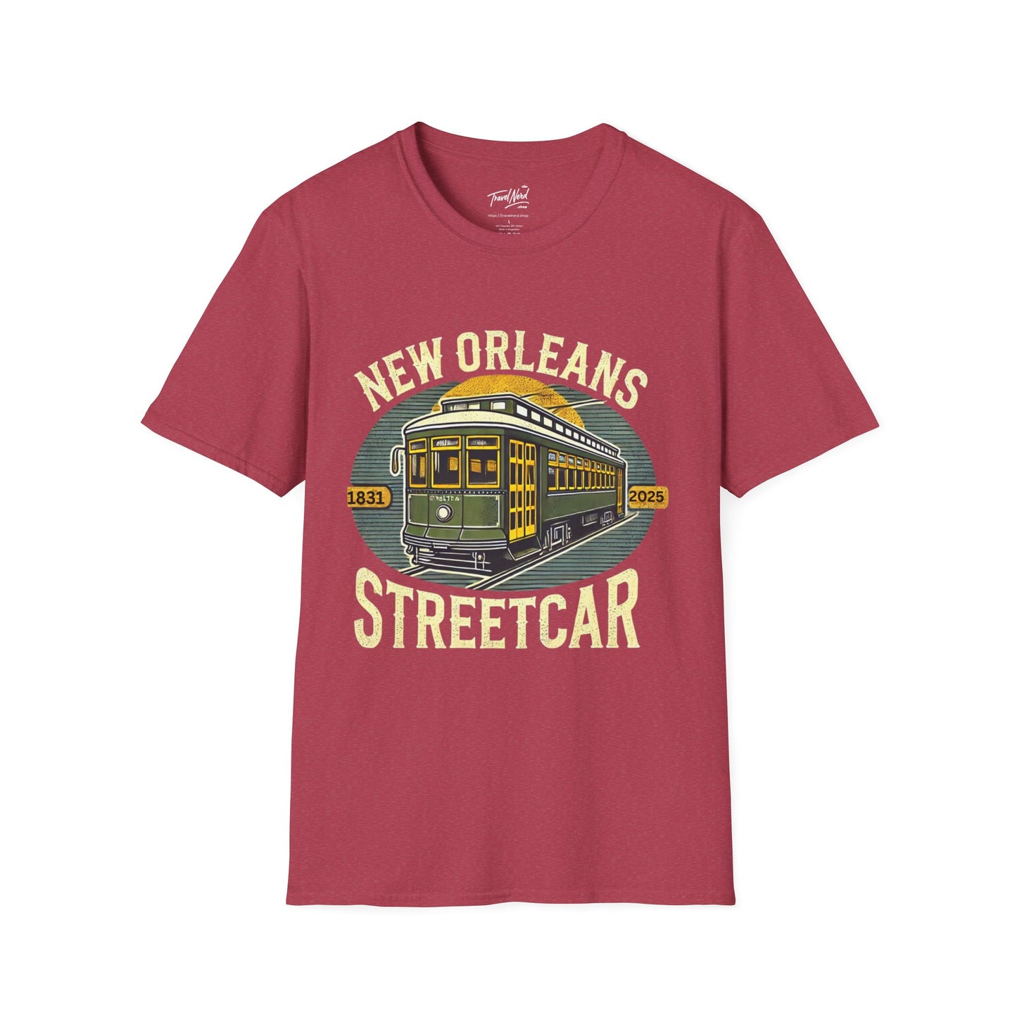 Streetcar Men's T-Shirt - New Orleans 1831 Design