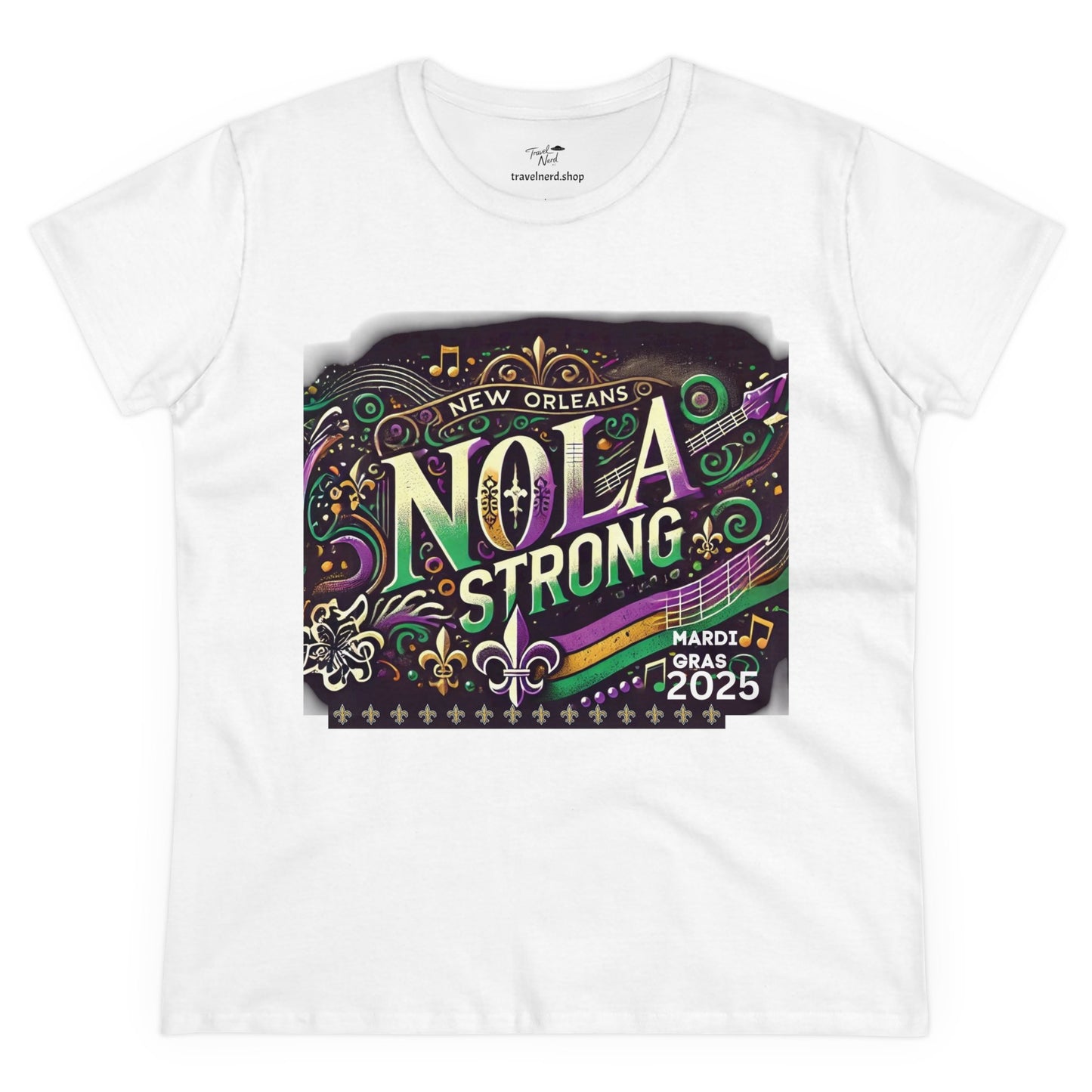 Mardi Gras 2025 We Are New Orleans Women's Midweight Cotton Tee