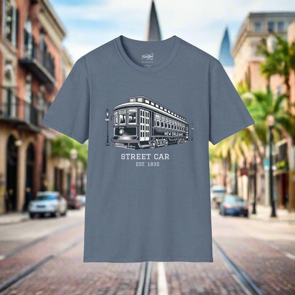 Vintage New Orleans Streetcar Unisex T-Shirt