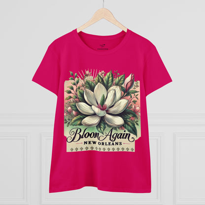 Bloom Again New Orleans Women's Midweight Cotton Tee